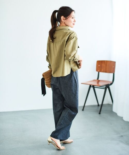 le.coeur blanc / ルクールブラン シャツ・ブラウス | パールボタンコンパクトシャツ | 詳細21