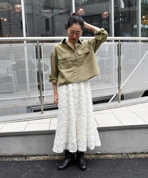 le.coeur blanc / ルクールブラン シャツ・ブラウス | パールボタンコンパクトシャツ | 詳細22