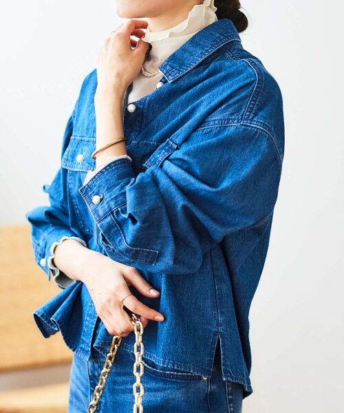 le.coeur blanc / ルクールブラン シャツ・ブラウス | パールボタンコンパクトシャツ | 詳細26