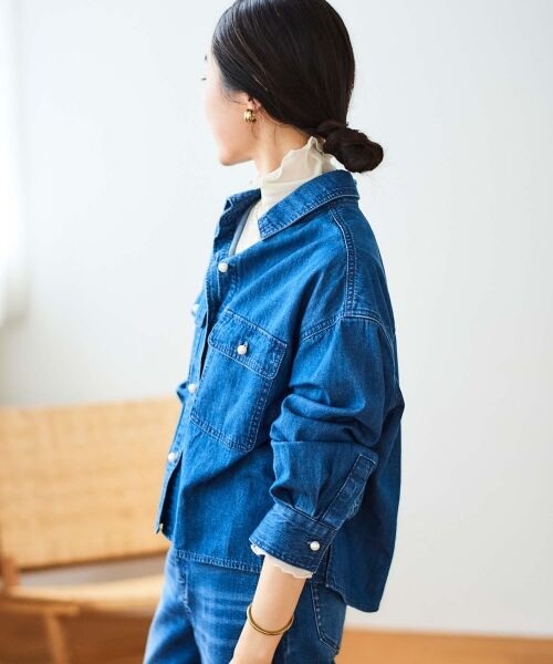 le.coeur blanc / ルクールブラン シャツ・ブラウス | パールボタンコンパクトシャツ | 詳細29