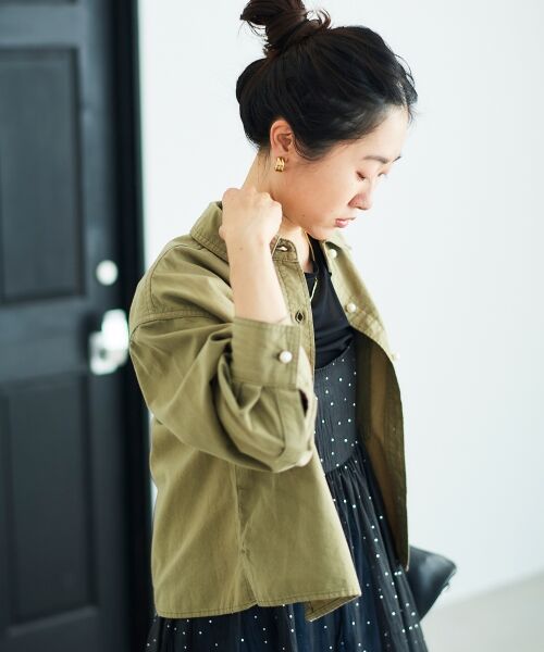 le.coeur blanc / ルクールブラン シャツ・ブラウス | パールボタンコンパクトシャツ | 詳細5