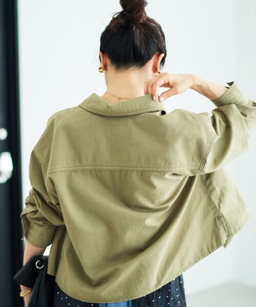 le.coeur blanc / ルクールブラン シャツ・ブラウス | パールボタンコンパクトシャツ | 詳細6