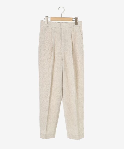 le.coeur blanc / ルクールブラン その他パンツ | ツィードタックテーパードパンツ | 詳細1