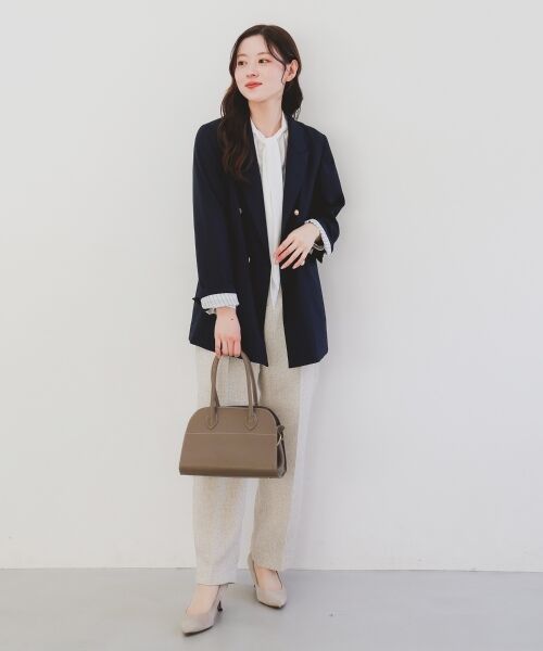 le.coeur blanc / ルクールブラン その他パンツ | ツィードタックテーパードパンツ | 詳細14