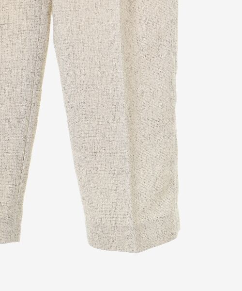 le.coeur blanc / ルクールブラン その他パンツ | ツィードタックテーパードパンツ | 詳細25