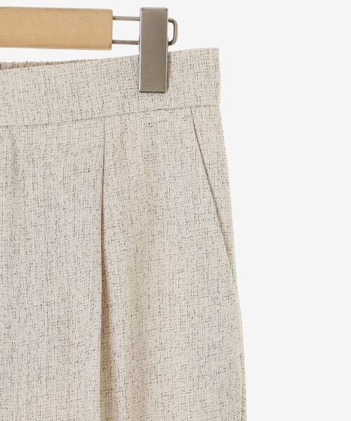 le.coeur blanc / ルクールブラン その他パンツ | ツィードタックテーパードパンツ | 詳細26