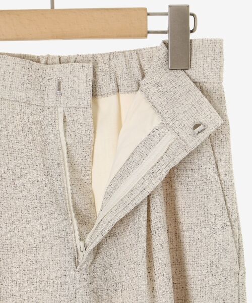 le.coeur blanc / ルクールブラン その他パンツ | ツィードタックテーパードパンツ | 詳細27