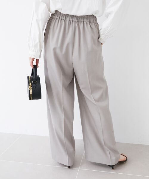 le.coeur blanc / ルクールブラン その他パンツ | 《手洗い可能》サイロツイルダブルタックパンツ | 詳細9