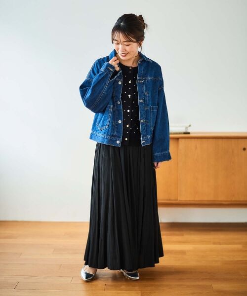 le.coeur blanc / ルクールブラン Gジャン・デニムジャケット | ソフトデニムジャケット | 詳細10