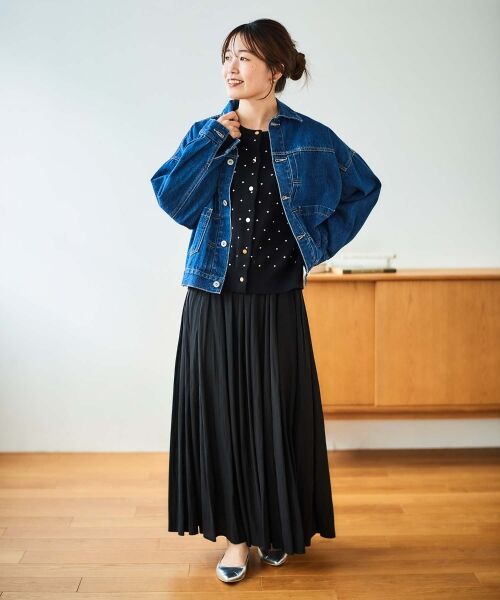 le.coeur blanc / ルクールブラン Gジャン・デニムジャケット | ソフトデニムジャケット | 詳細11