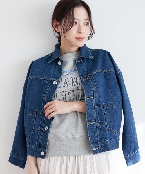 le.coeur blanc / ルクールブラン Gジャン・デニムジャケット | ソフトデニムジャケット | 詳細15