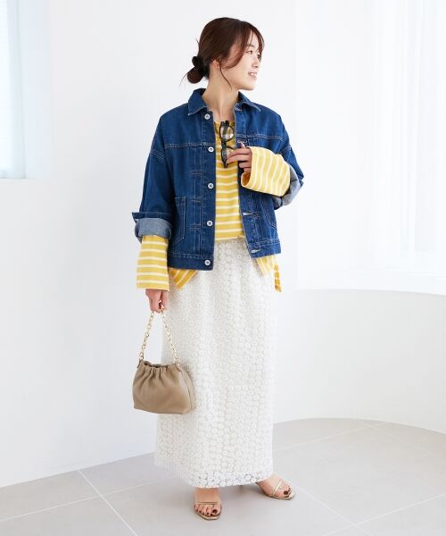 le.coeur blanc / ルクールブラン Gジャン・デニムジャケット | ソフトデニムジャケット | 詳細22