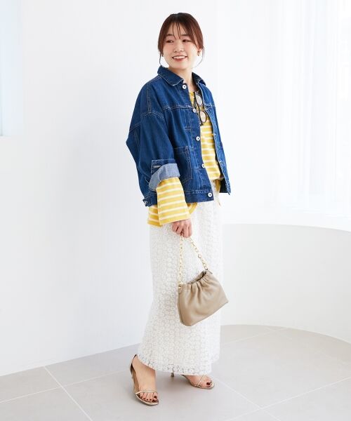 le.coeur blanc / ルクールブラン Gジャン・デニムジャケット | ソフトデニムジャケット | 詳細23