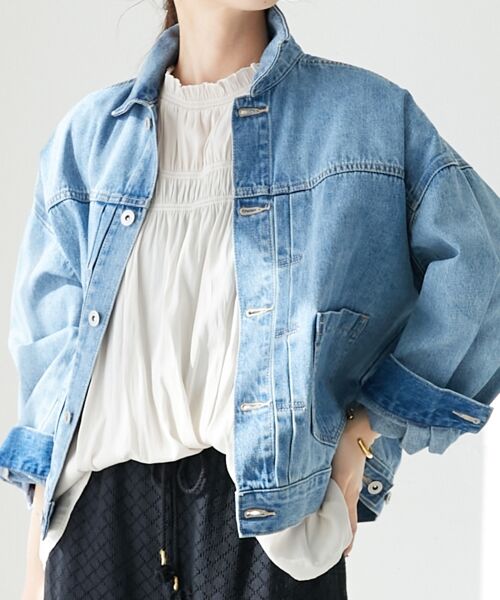 le.coeur blanc / ルクールブラン Gジャン・デニムジャケット | ソフトデニムジャケット | 詳細25