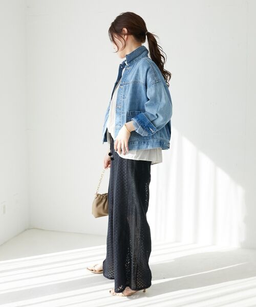 le.coeur blanc / ルクールブラン Gジャン・デニムジャケット | ソフトデニムジャケット | 詳細27