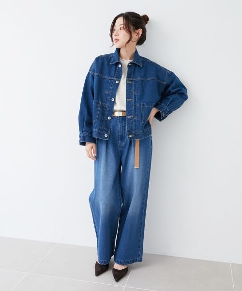 le.coeur blanc / ルクールブラン Gジャン・デニムジャケット | ソフトデニムジャケット | 詳細6