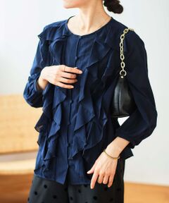 le.coeur blanc / ルクールブラン シャツ・ブラウス | フロントフリルブラウス