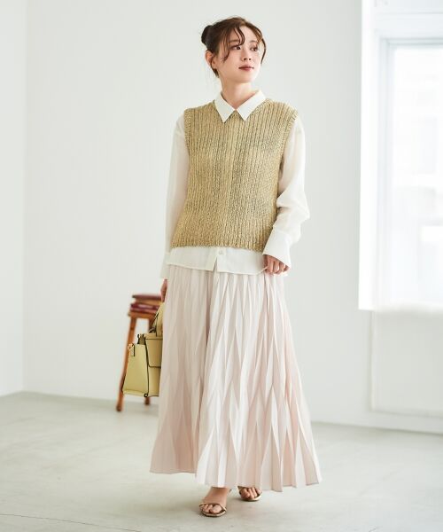 le.coeur blanc / ルクールブラン シャツ・ブラウス | 《手洗い可能》ダブルポケットシアーシャツ | 詳細25