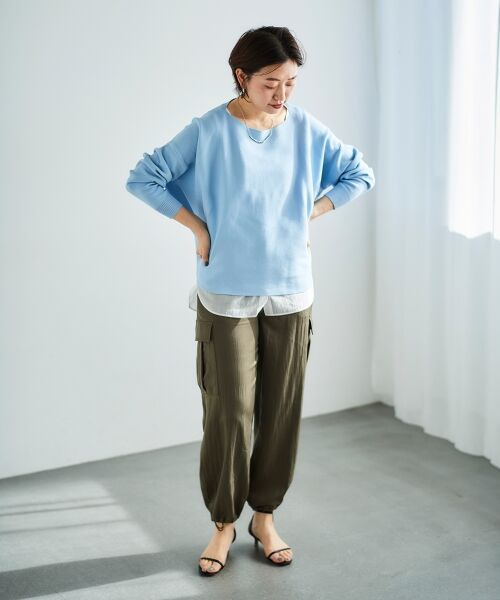 le.coeur blanc / ルクールブラン カーゴパンツ | 《手洗い可能》テンセルカーゴパンツ | 詳細11