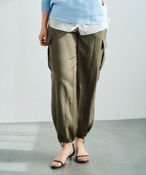 le.coeur blanc / ルクールブラン カーゴパンツ | 《手洗い可能》テンセルカーゴパンツ | 詳細13