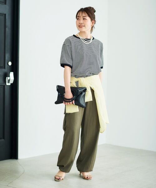 le.coeur blanc / ルクールブラン カーゴパンツ | 《手洗い可能》テンセルカーゴパンツ | 詳細17