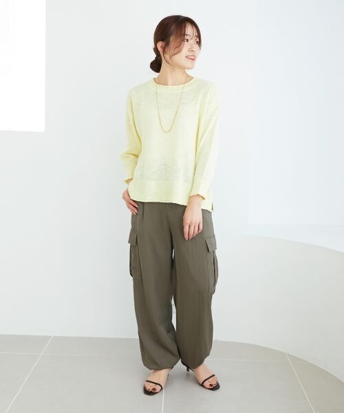 le.coeur blanc / ルクールブラン カーゴパンツ | 《手洗い可能》テンセルカーゴパンツ | 詳細19