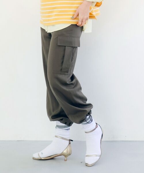 le.coeur blanc / ルクールブラン カーゴパンツ | 《手洗い可能》テンセルカーゴパンツ | 詳細23