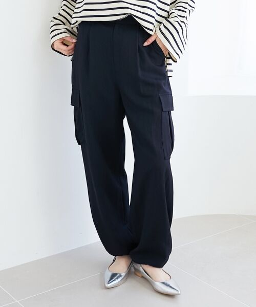 le.coeur blanc / ルクールブラン カーゴパンツ | 《手洗い可能》テンセルカーゴパンツ | 詳細26