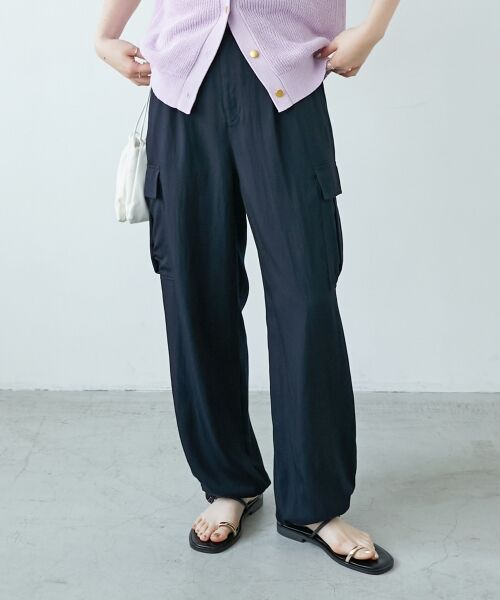 le.coeur blanc / ルクールブラン カーゴパンツ | 《手洗い可能》テンセルカーゴパンツ | 詳細27
