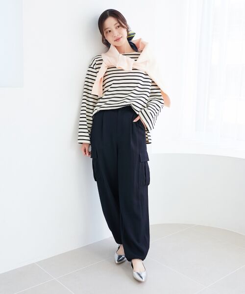 le.coeur blanc / ルクールブラン カーゴパンツ | 《手洗い可能》テンセルカーゴパンツ | 詳細29