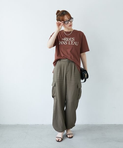 le.coeur blanc / ルクールブラン カーゴパンツ | 《手洗い可能》テンセルカーゴパンツ | 詳細3