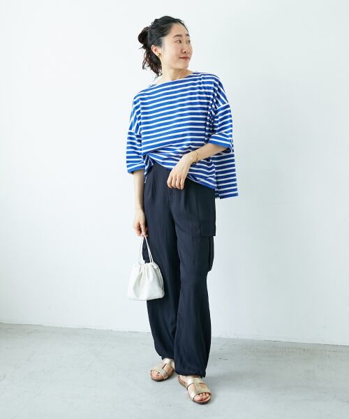 le.coeur blanc / ルクールブラン カーゴパンツ | 《手洗い可能》テンセルカーゴパンツ | 詳細30