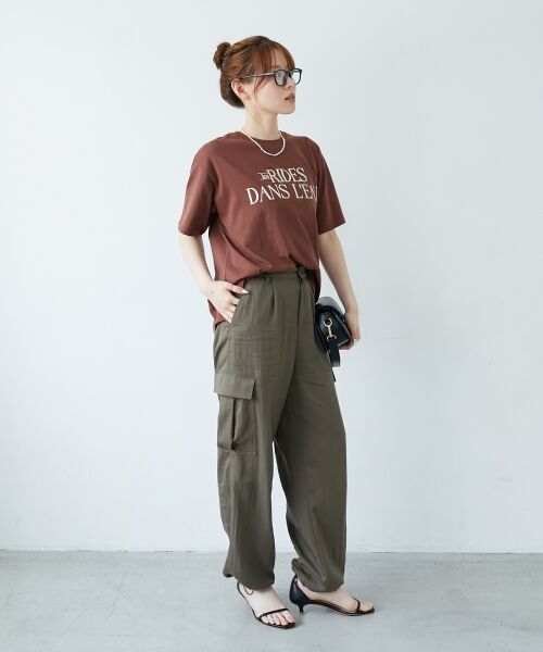 le.coeur blanc / ルクールブラン カーゴパンツ | 《手洗い可能》テンセルカーゴパンツ | 詳細6