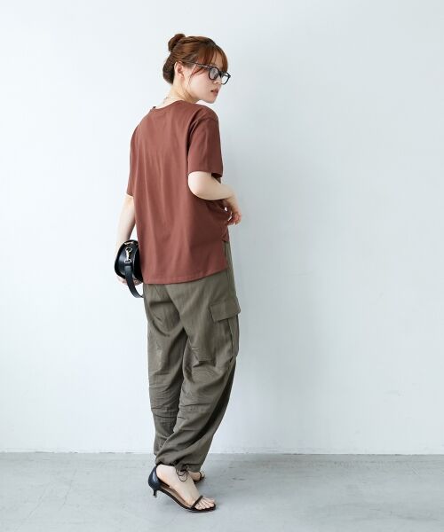 le.coeur blanc / ルクールブラン カーゴパンツ | 《手洗い可能》テンセルカーゴパンツ | 詳細7