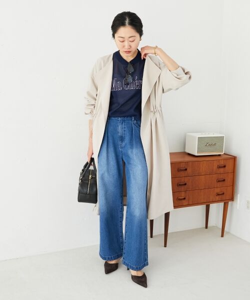 le.coeur blanc / ルクールブラン デニムパンツ | タックワイドデニム | 詳細23