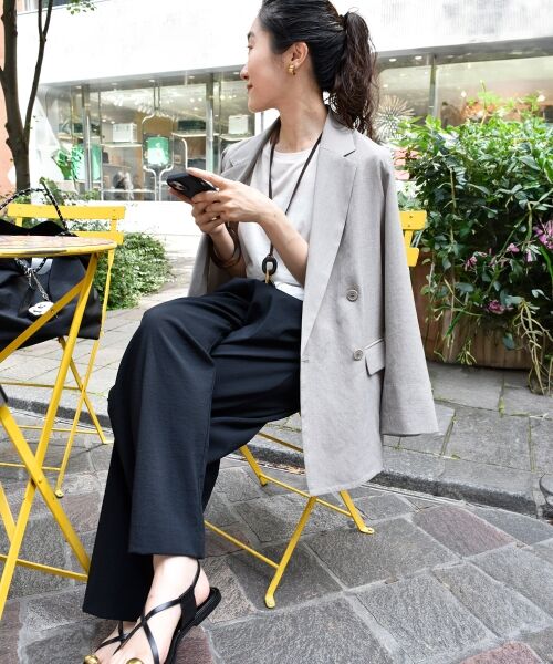 le.coeur blanc / ルクールブラン テーラードジャケット | リネンライクテーラードジャケット | 詳細21