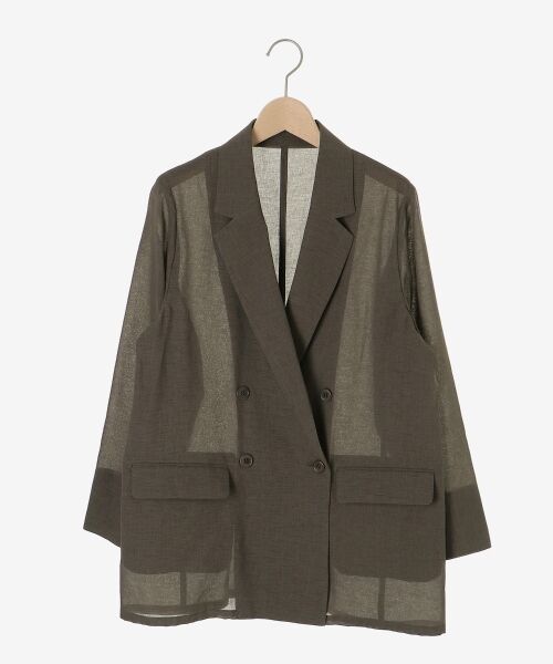 le.coeur blanc / ルクールブラン テーラードジャケット | リネンライクテーラードジャケット | 詳細22