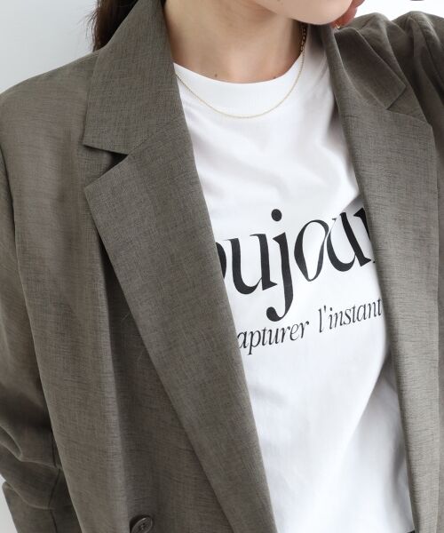 le.coeur blanc / ルクールブラン テーラードジャケット | リネンライクテーラードジャケット | 詳細26