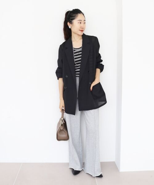 le.coeur blanc / ルクールブラン テーラードジャケット | リネンライクテーラードジャケット | 詳細6