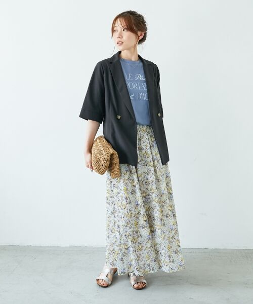 le.coeur blanc / ルクールブラン かごバック | グログランテープ柄編みペーパーバッグ | 詳細10