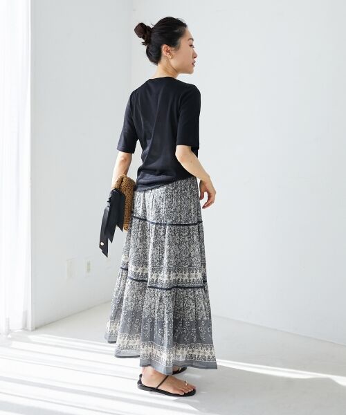 le.coeur blanc / ルクールブラン かごバック | グログランテープ柄編みペーパーバッグ | 詳細20