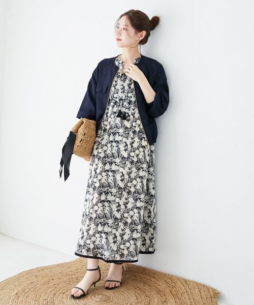 le.coeur blanc / ルクールブラン かごバック | グログランテープ柄編みペーパーバッグ | 詳細21