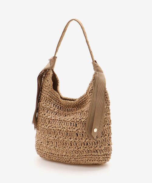 le.coeur blanc / ルクールブラン かごバック | グログランテープ柄編みペーパーバッグ | 詳細23