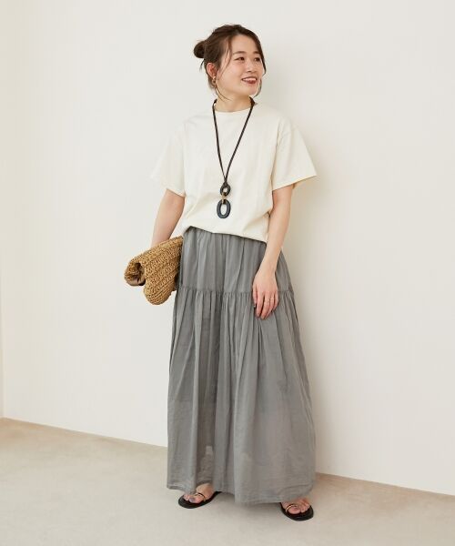 le.coeur blanc / ルクールブラン かごバック | グログランテープ柄編みペーパーバッグ | 詳細27