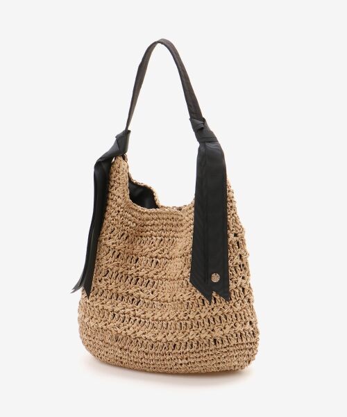 le.coeur blanc / ルクールブラン かごバック | グログランテープ柄編みペーパーバッグ | 詳細6