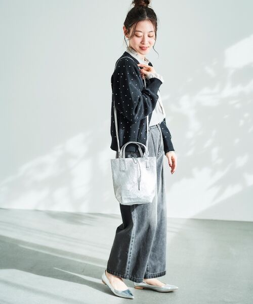 le.coeur blanc / ルクールブラン トートバッグ | MILLELA FIRENZE メタリックミニトートバッグ | 詳細13