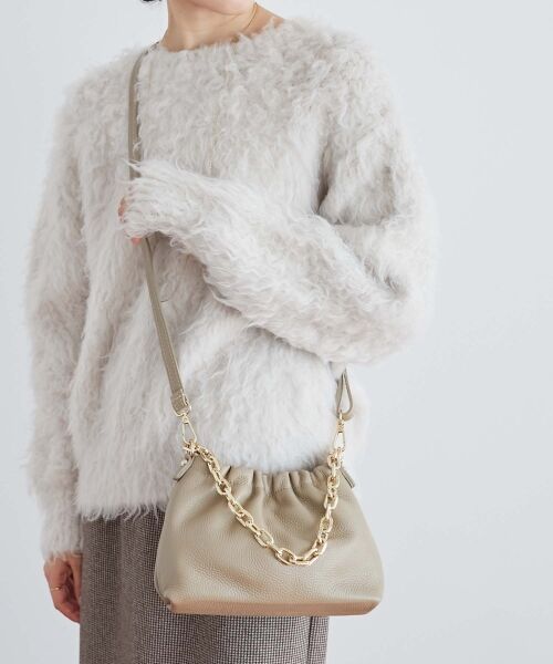 le.coeur blanc / ルクールブラン ショルダーバッグ | AULENTTIギャザー2WAYショルダー | 詳細29