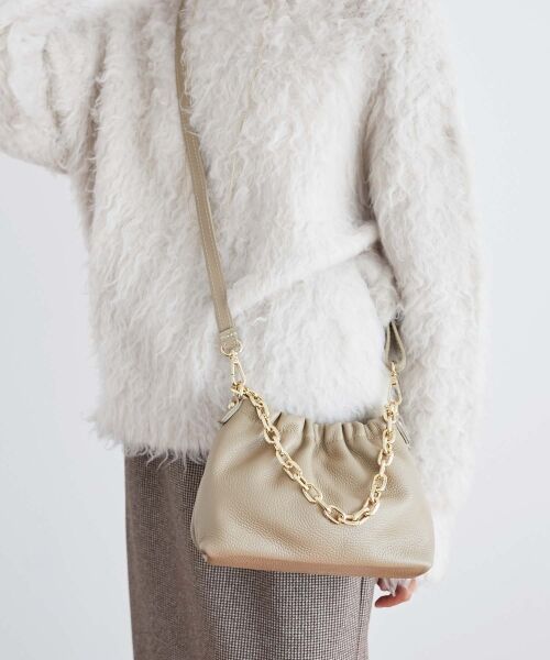 le.coeur blanc / ルクールブラン ショルダーバッグ | AULENTTIギャザー2WAYショルダー | 詳細30