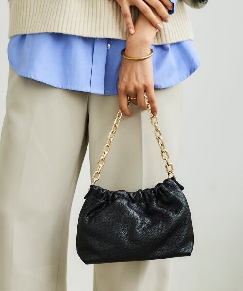 le.coeur blanc / ルクールブラン ショルダーバッグ | AULENTTIギャザー2WAYショルダー | 詳細4