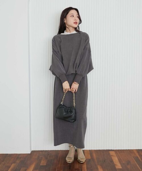 le.coeur blanc / ルクールブラン ショルダーバッグ | AULENTTIギャザー2WAYショルダー | 詳細7